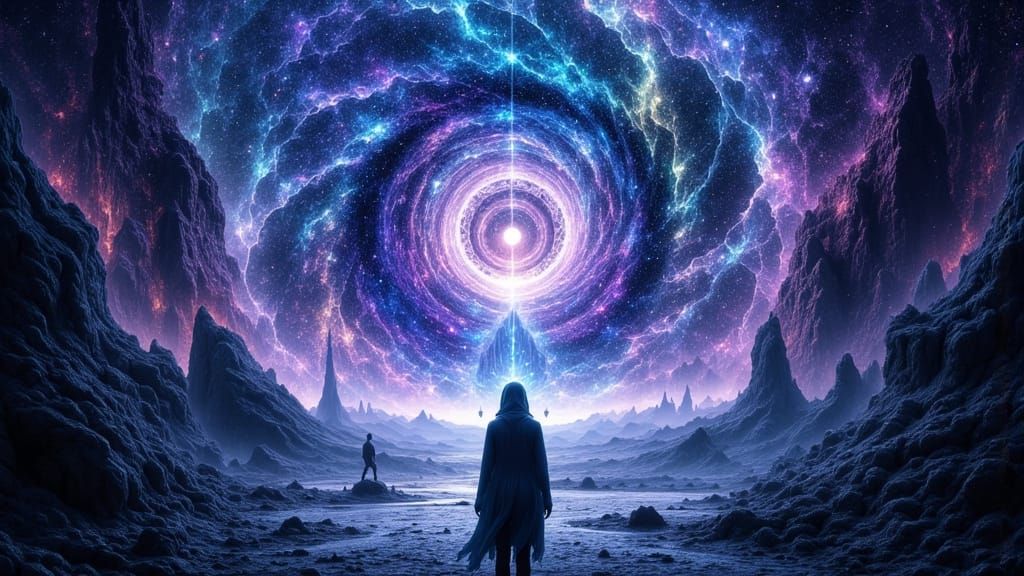 Abstract Reality Vision of Cosmic Harmony