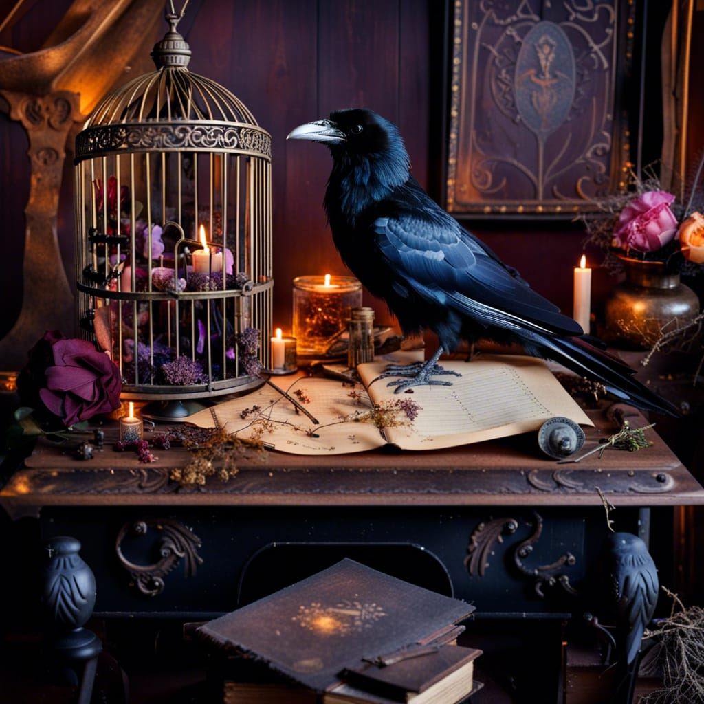 Why is a raven like a writing desk...?