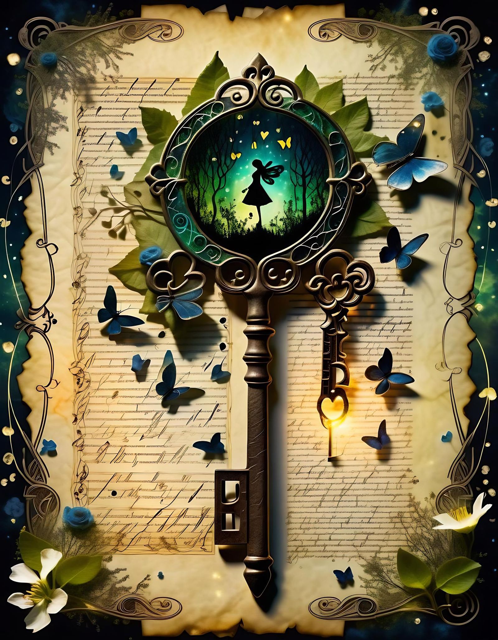 Butterfly Whispers and the Secret Key ποΈ