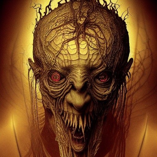 Horrifying Abyss Lord Portrait in Hyperrealistic Style