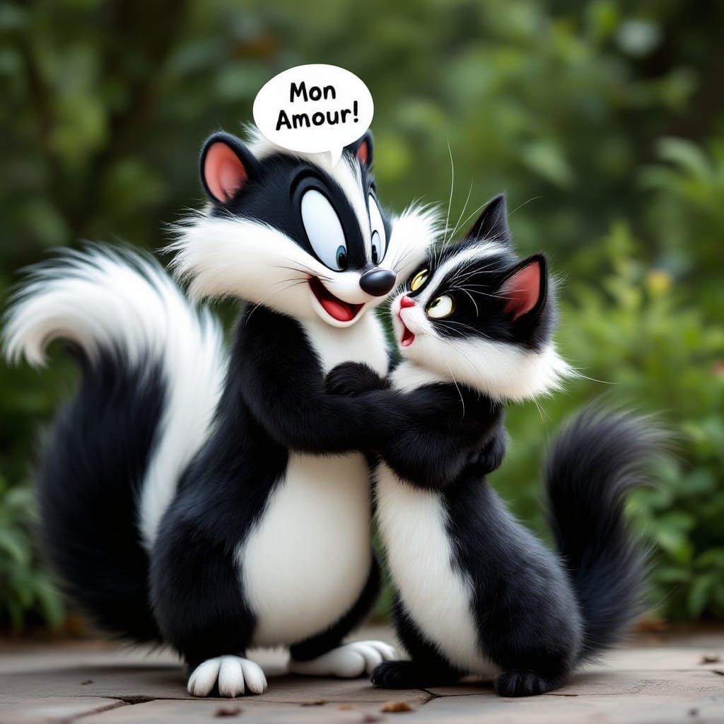 Looney Tunes Pepe’ Le Pew skunk looking very handsome:: chat...