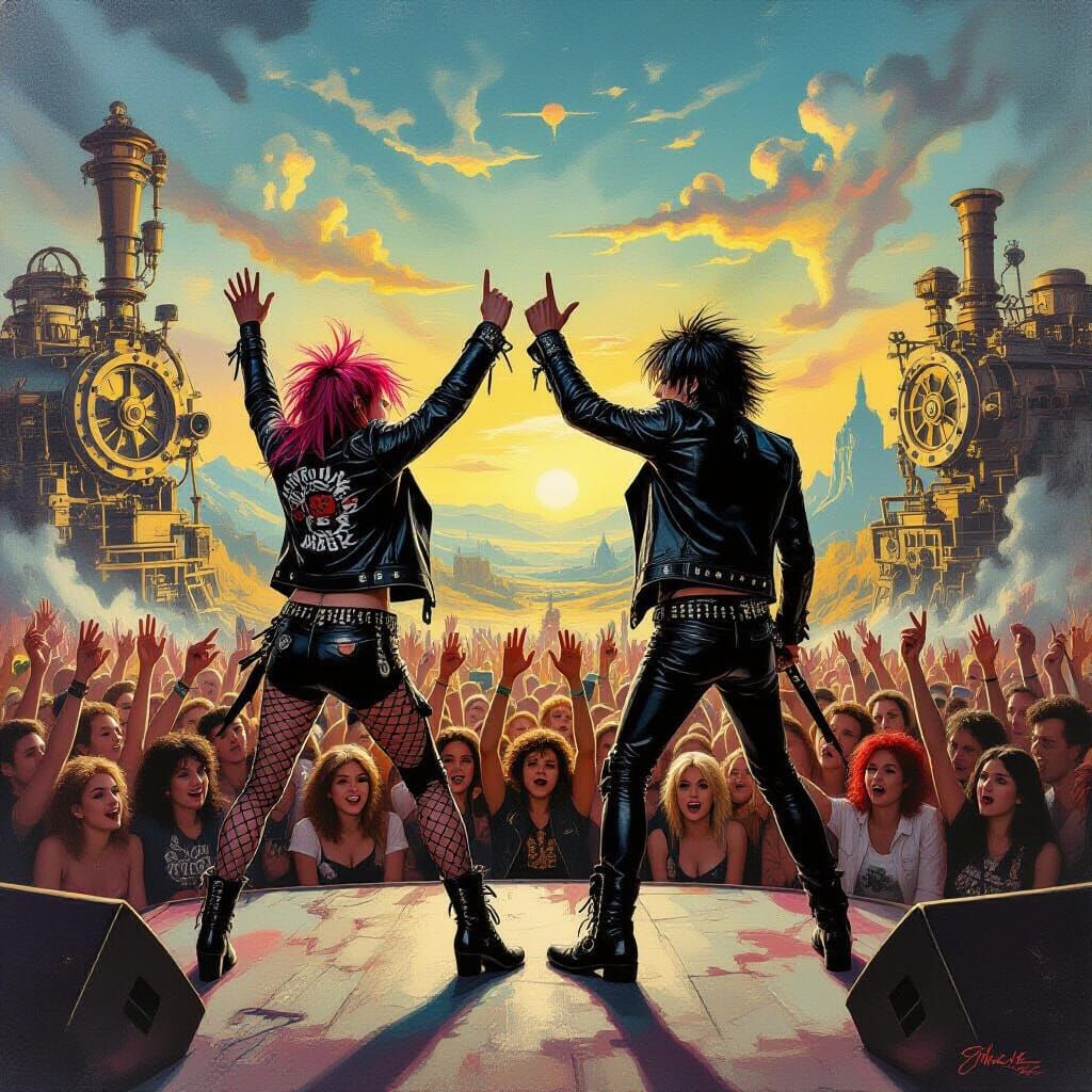 Punk Band Melts into Surreal Steampunk Dream