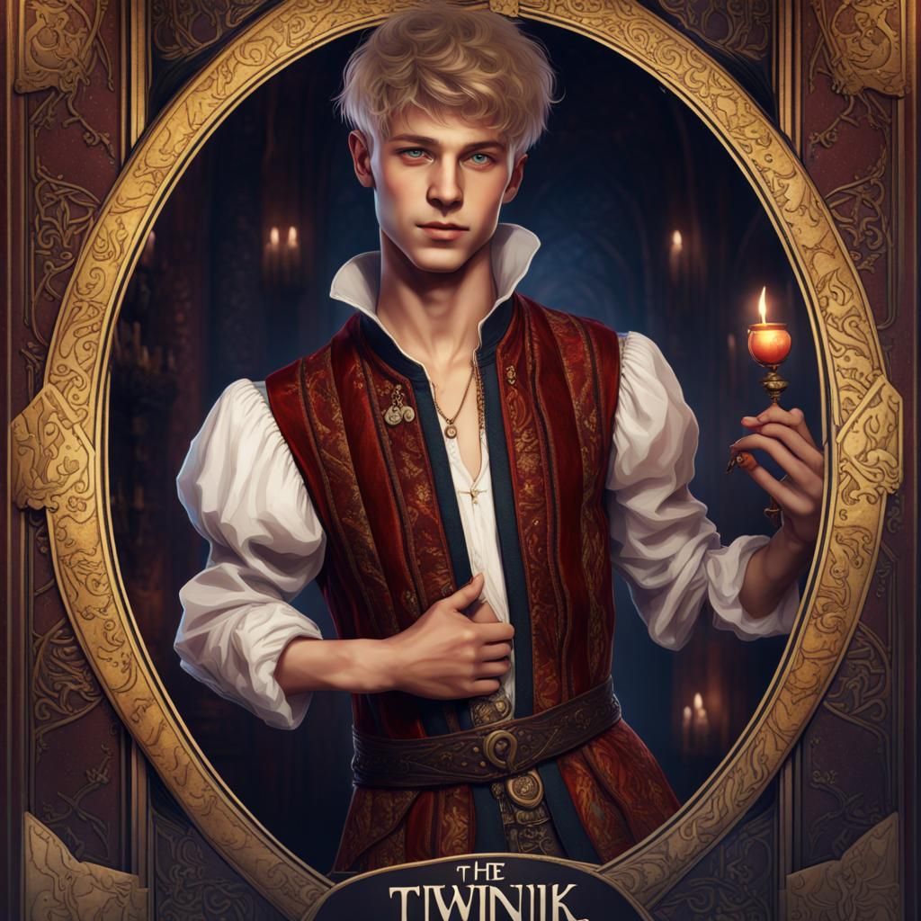 Tarot Card: The Twink in Medieval Style