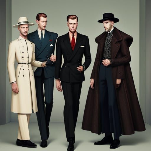 1950s Men's Fashion Reimagined for the Future