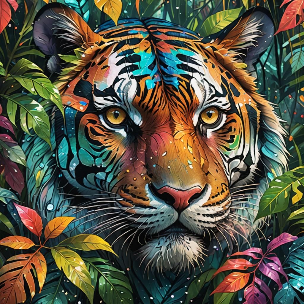 rainbow tiger