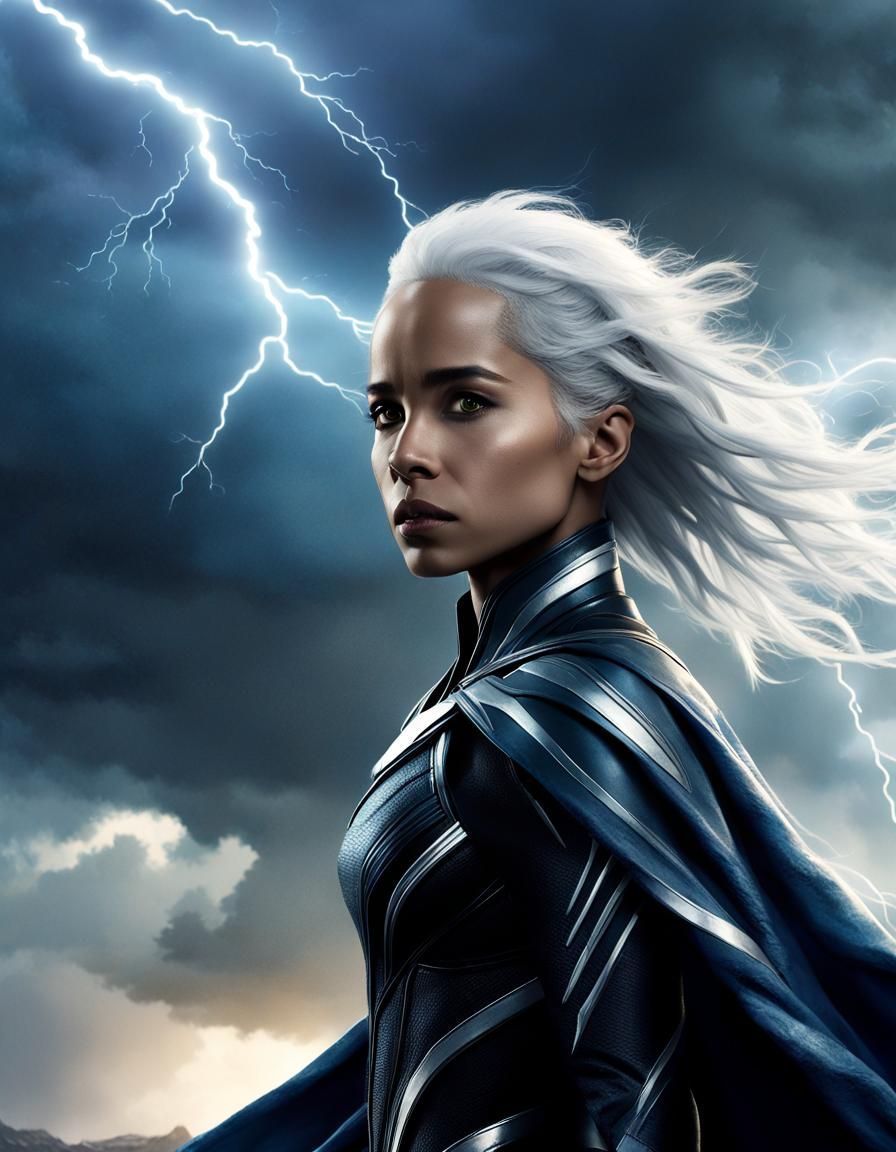 Zoe Kravitz as Storm Concept Art in X-Men Universe