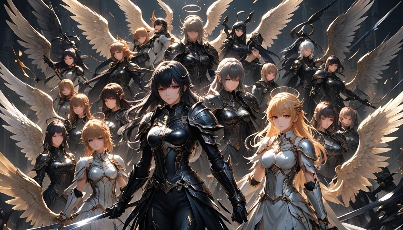 Angels of Darkness: 3D Anime Art
