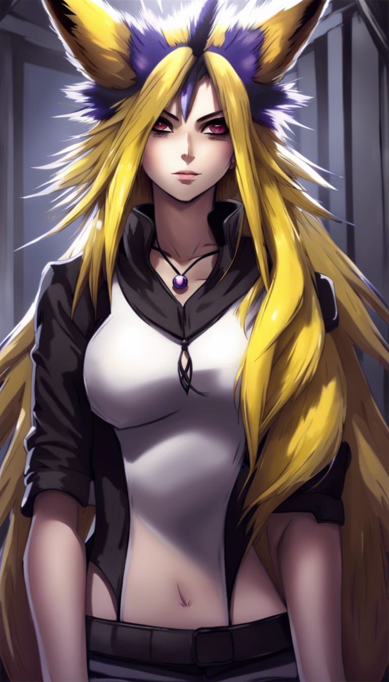 Goth Anime Manga Renamon Character