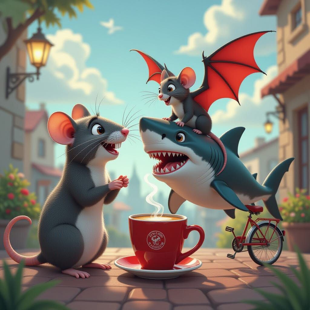 Cartoon Rat Dances Salsa with Liza Minnelli and Buster Keato...