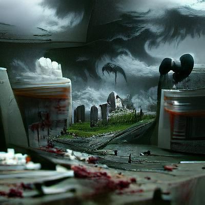 Sinister Death Depicted in Detailed Matte Painting