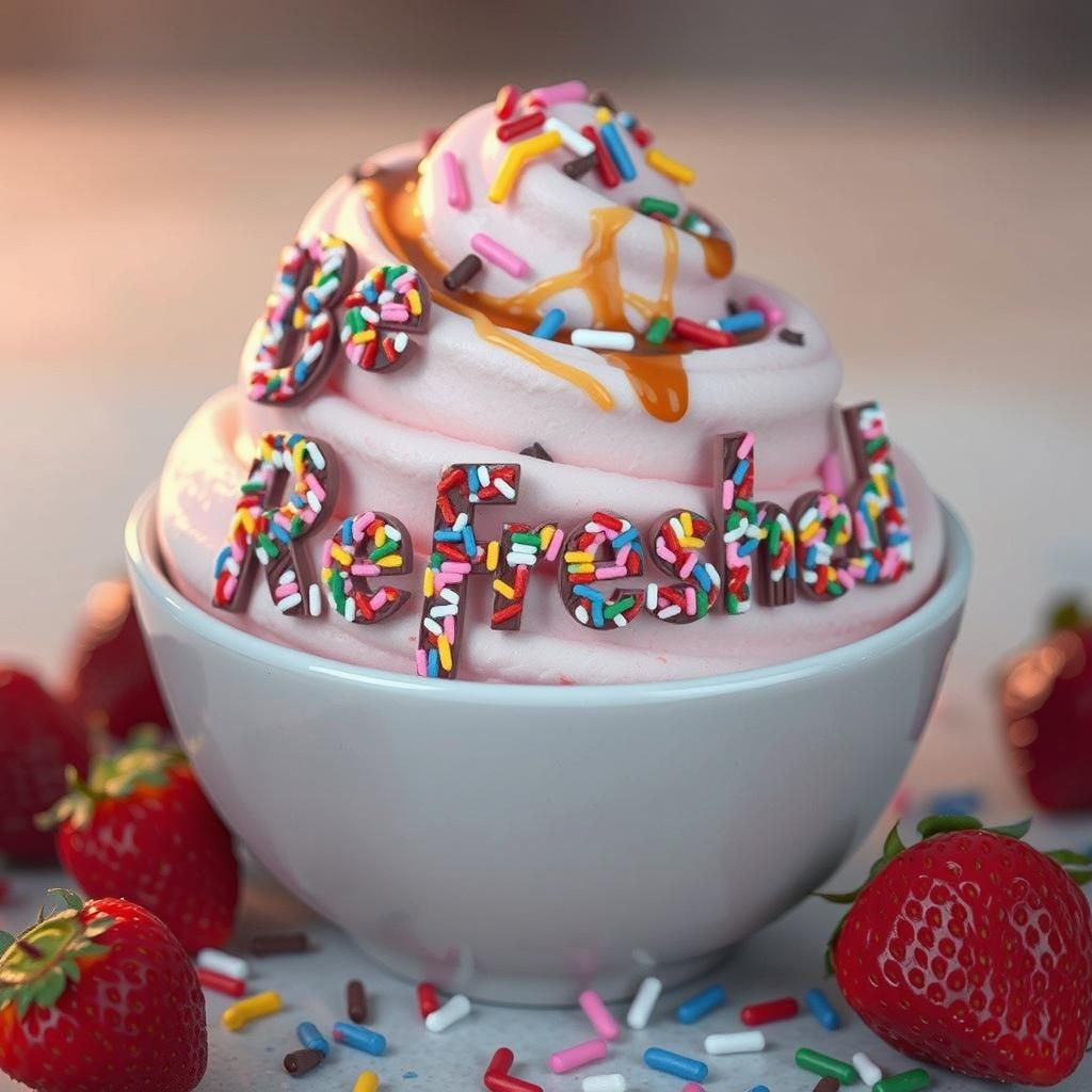 BE REFRESHED Strawberry IceCream