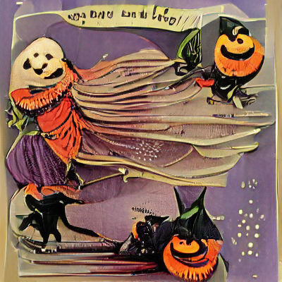 Halloween Jack-o'-Lantern in the Night