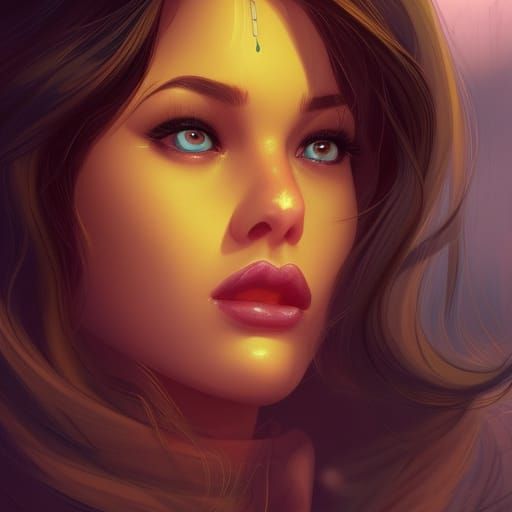 Princess Jasmine Portrait in Opulent Treasure Vault