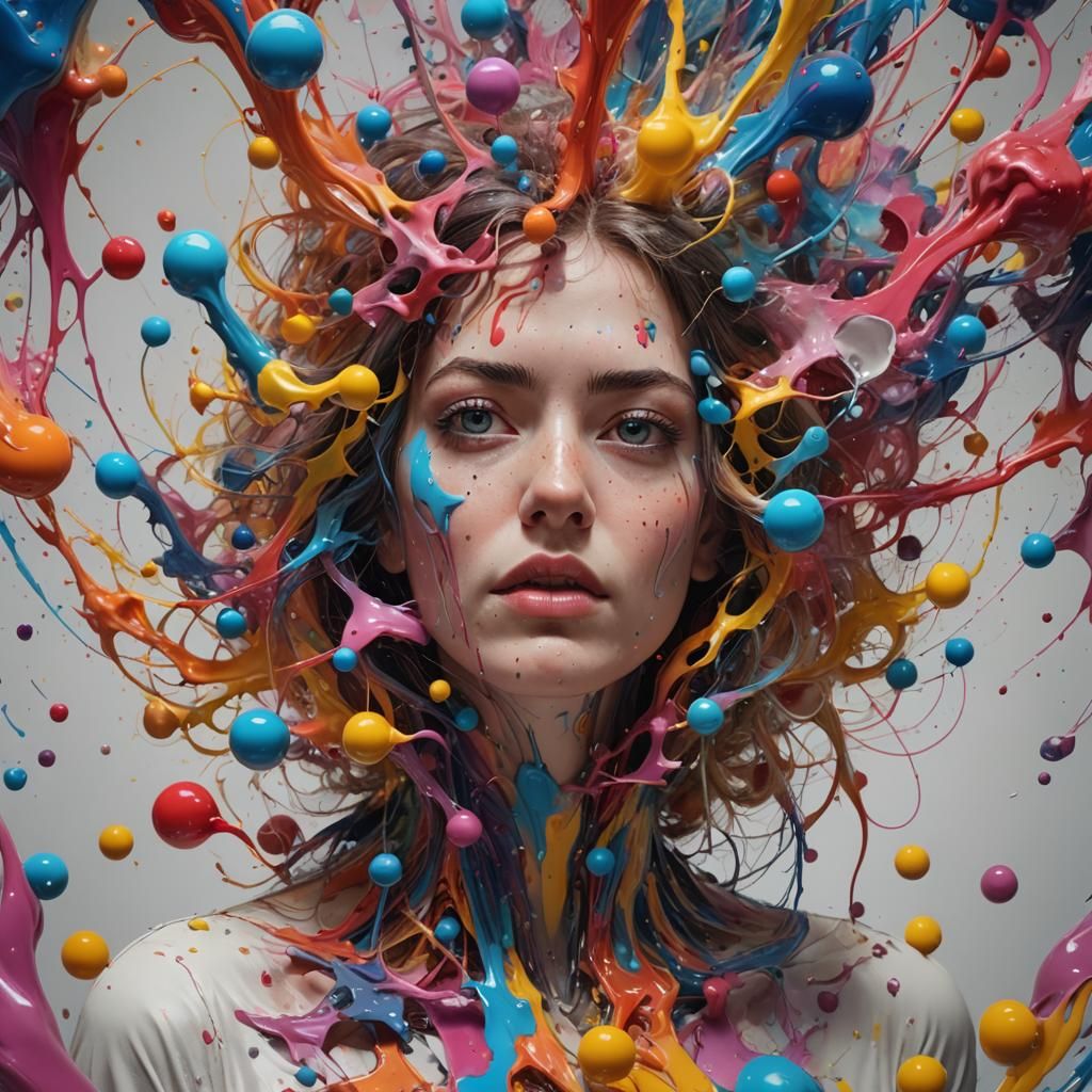 Synesthesia Vignette in Photorealistic Digital Art