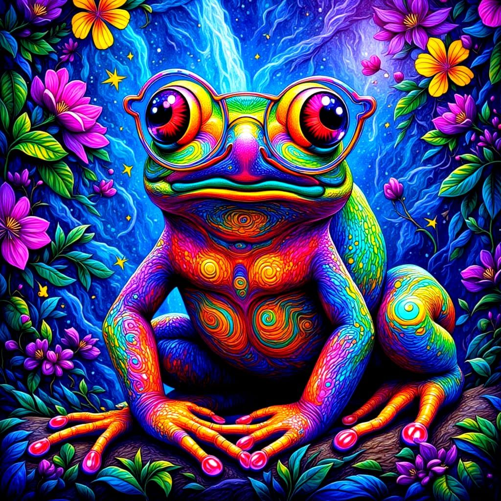 "Rainbow River Frog"