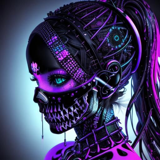Cyber Skull Lady