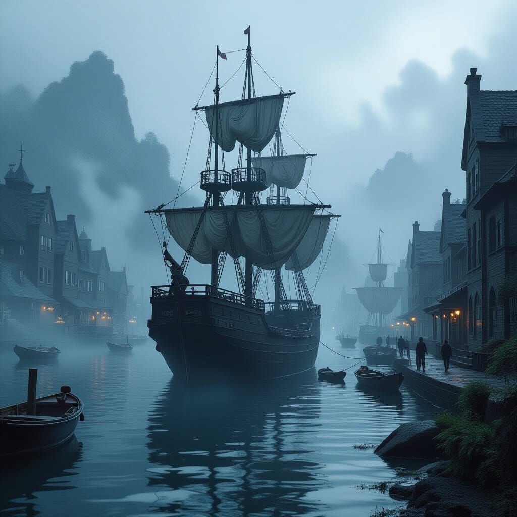 Misty Morning: Epic Cinematic Digital Matte Painting