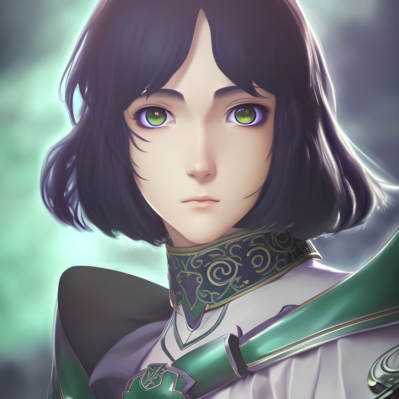 Detailed Portrait of Fire Emblem's Byleth