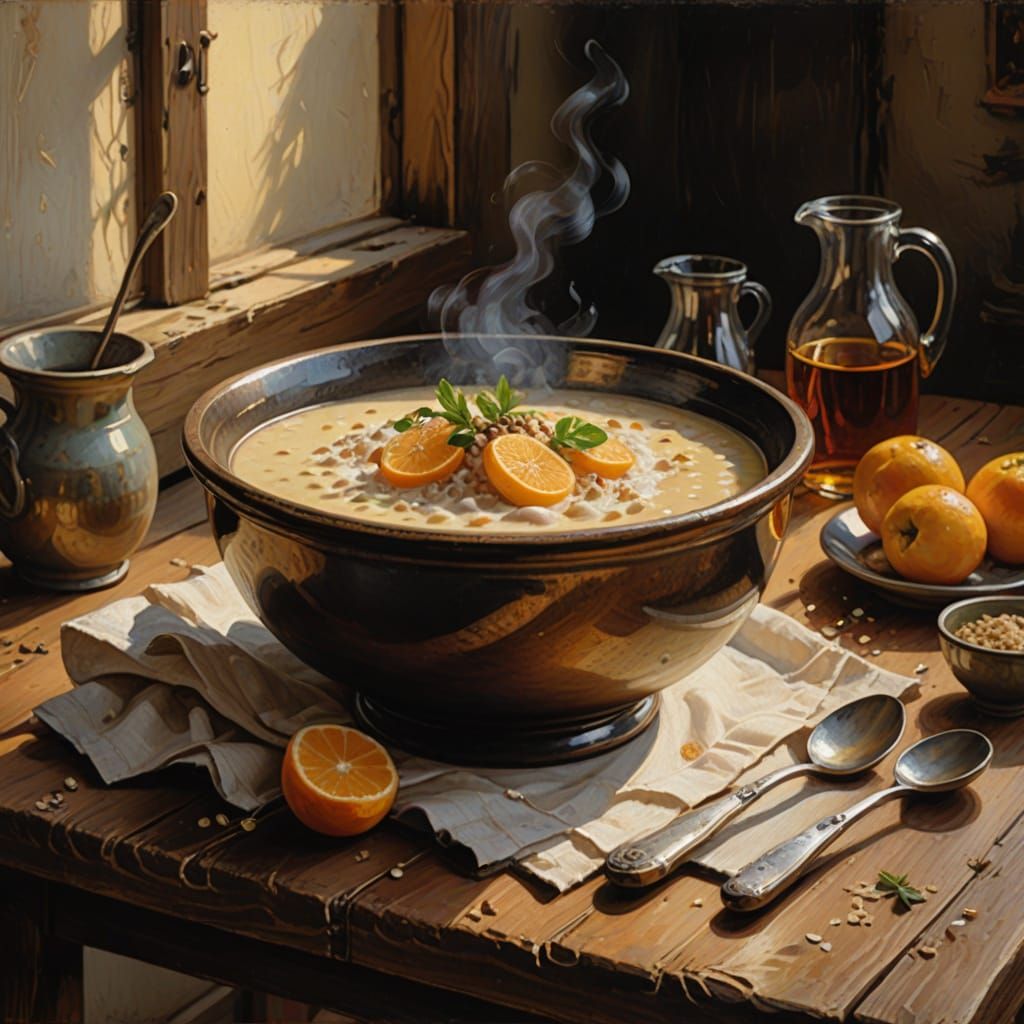 Warm Earthy Still Life in Old Masters Style