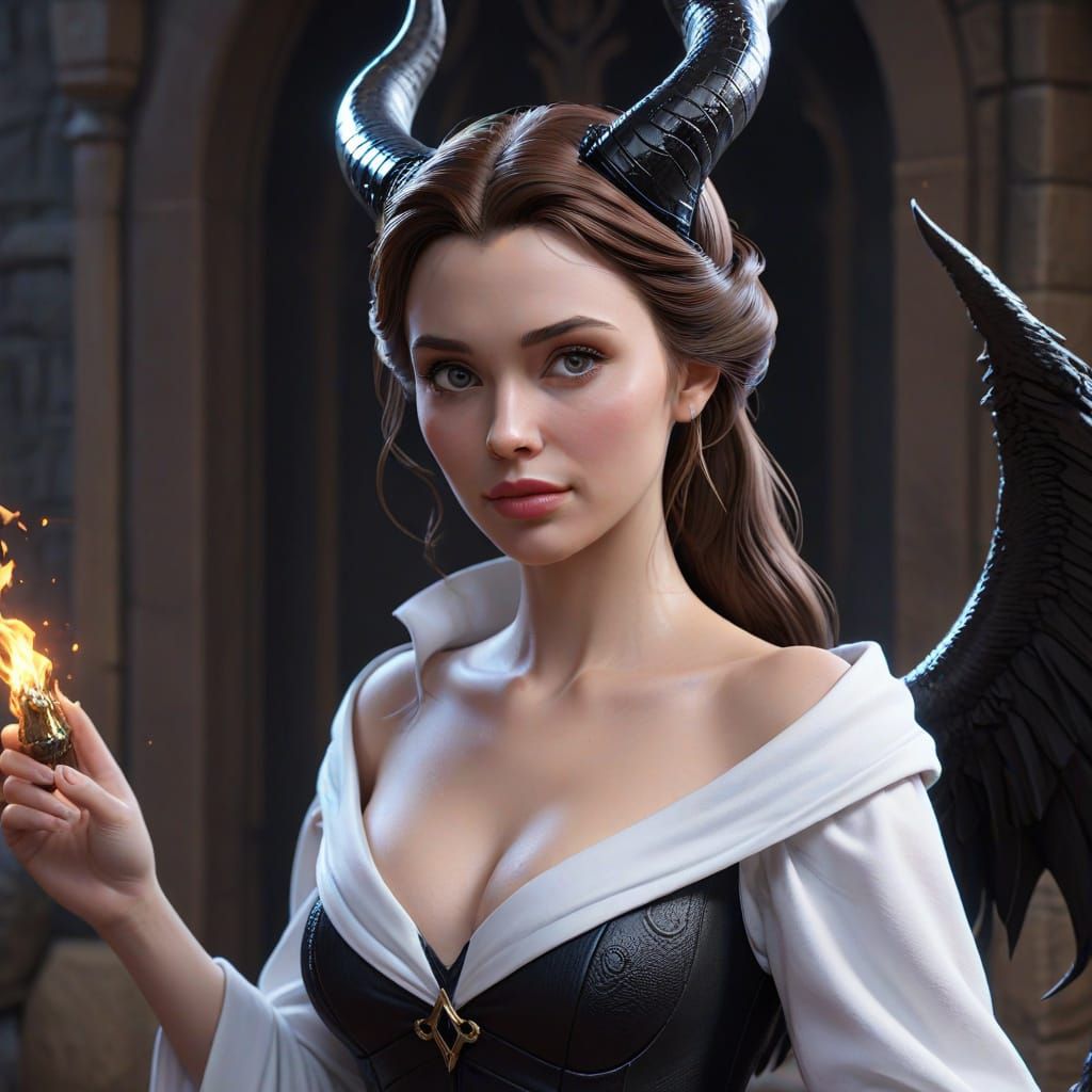 Disney Princess Fused with Dark Magic