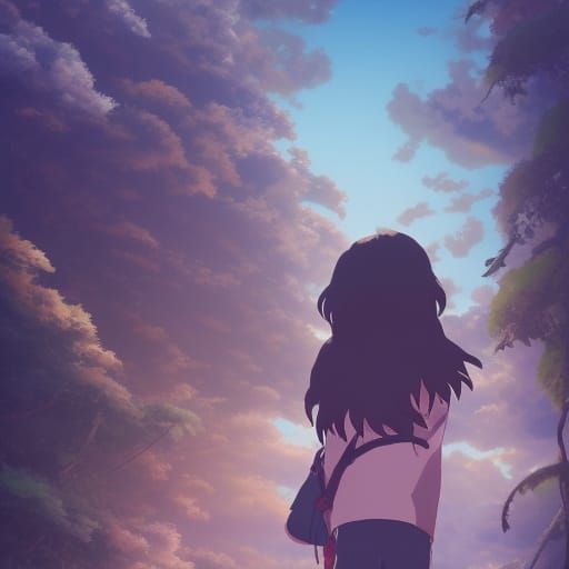 Studio Ghibli Style Anime Key Visual