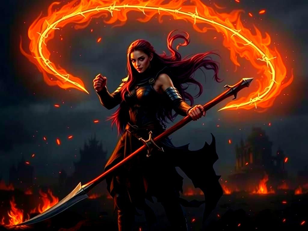 She Wields The Spear Of Fate