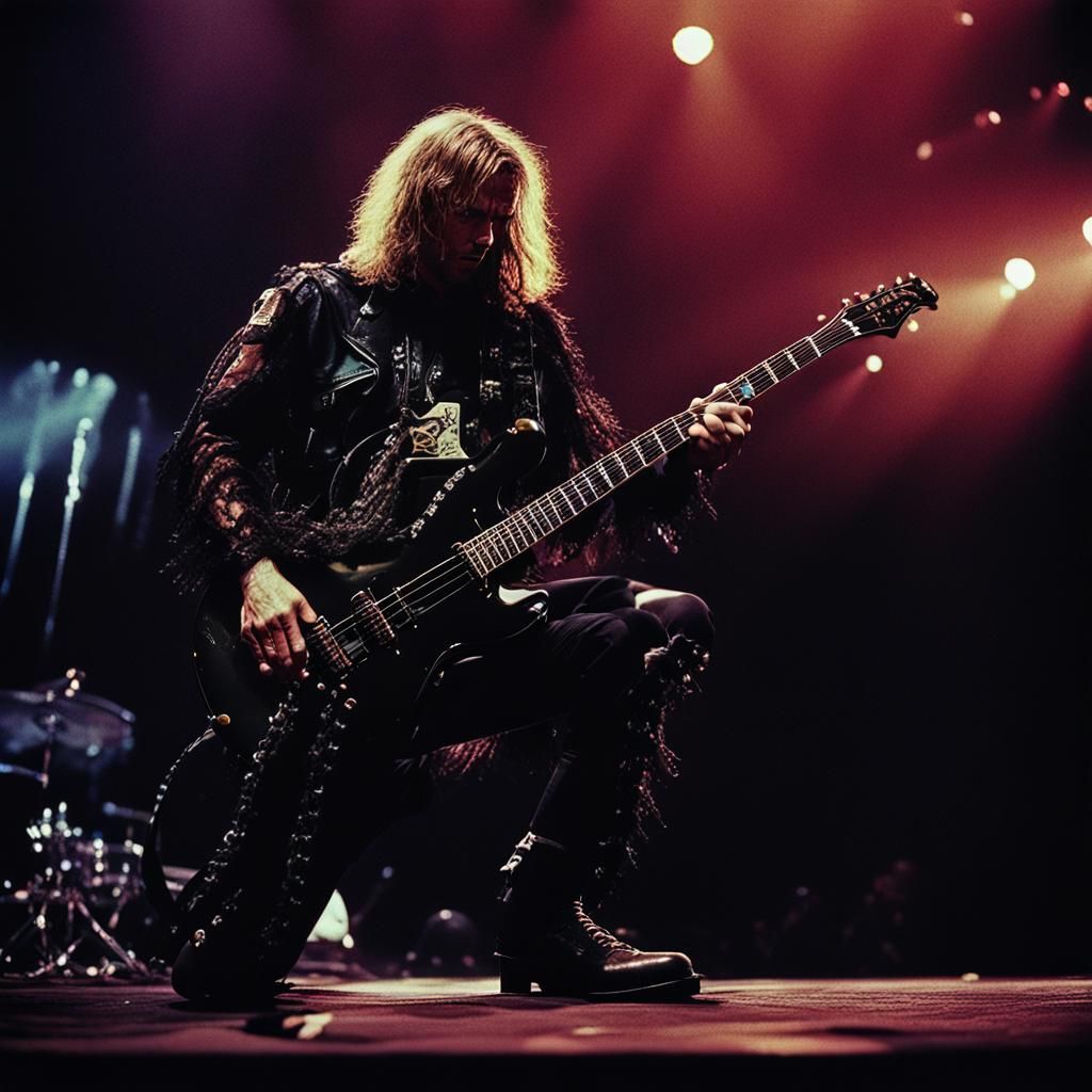 1990s Metal Concert: Leather and Lace