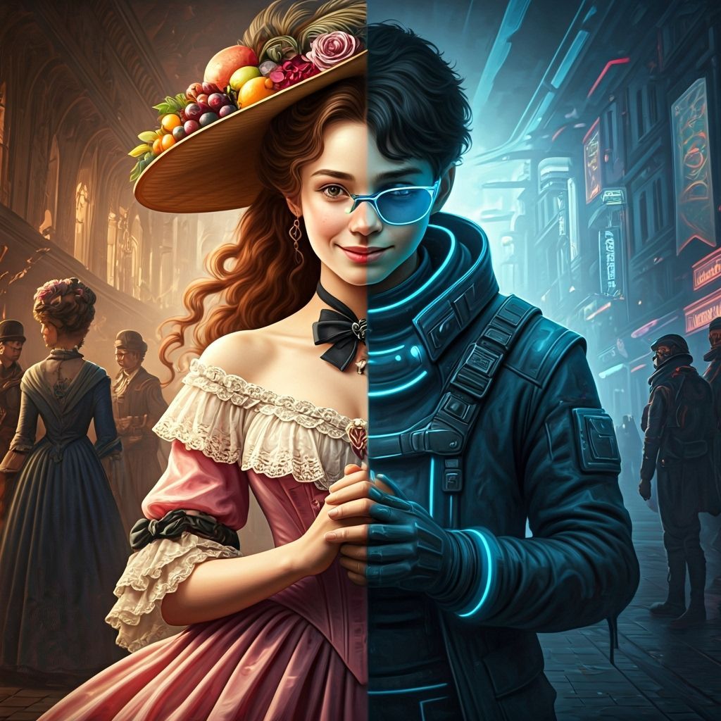 Soulmates Meet Across Time in Detailed Matte Painting