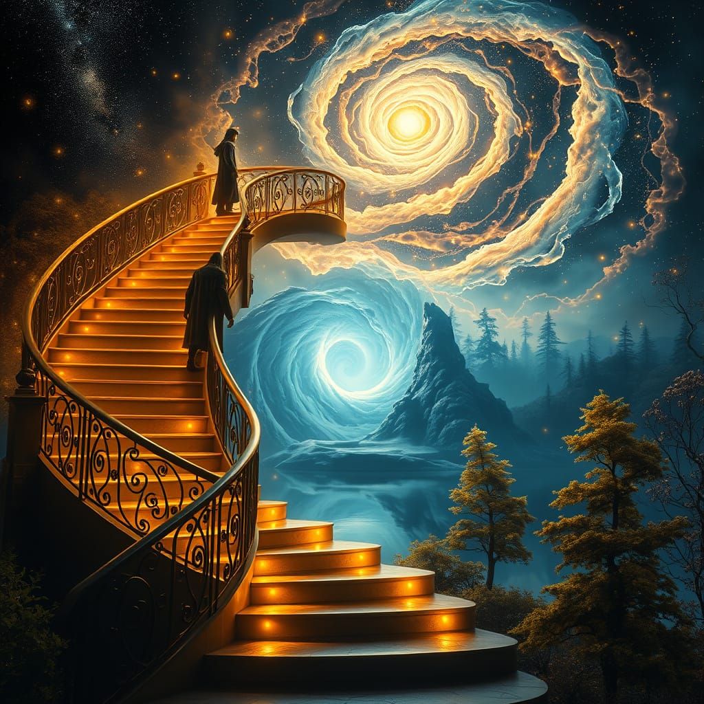 Celestial Stairway to Cosmic Portal