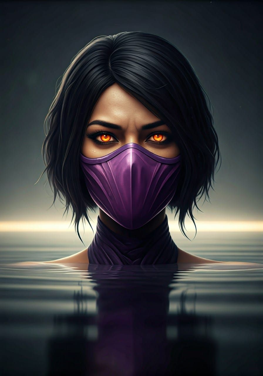 Mortal Kombat Princess Soaks in Lavender Twilight