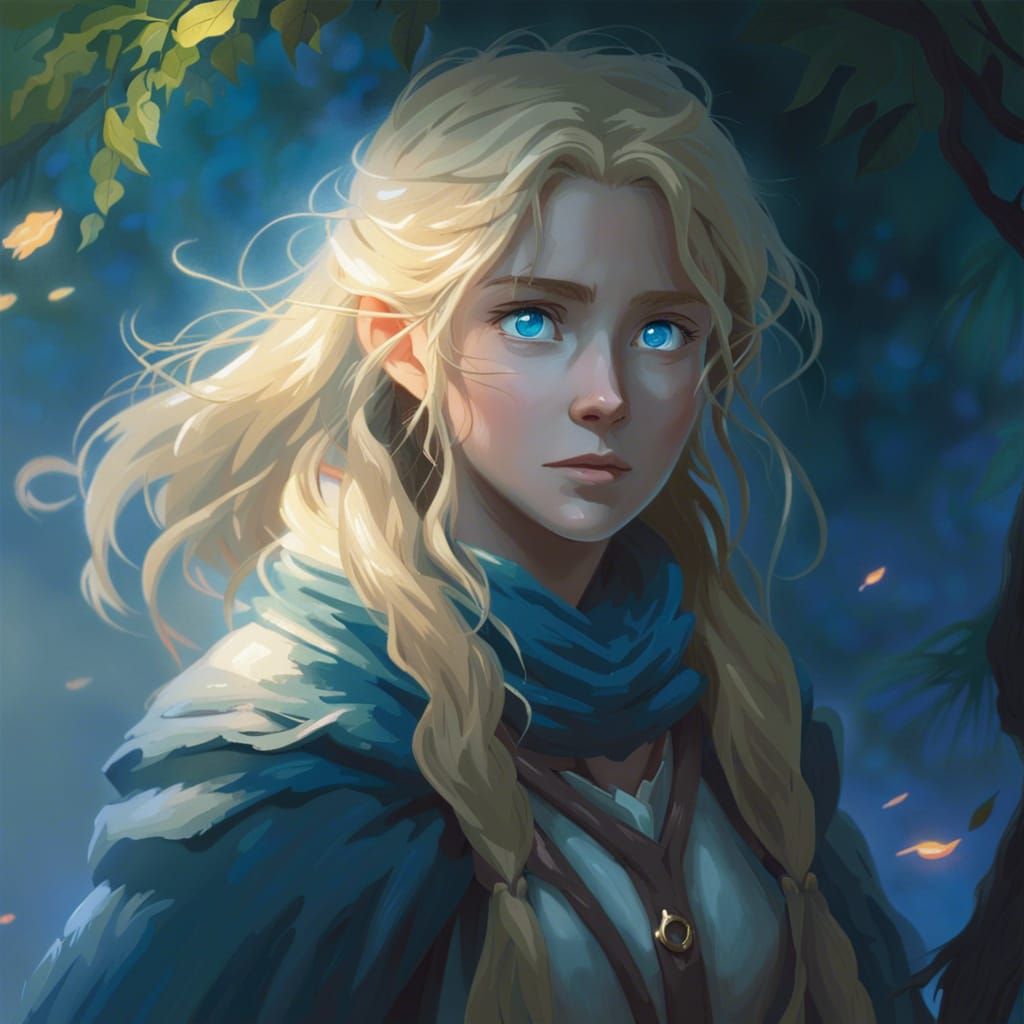 Ethereal Lord of the Rings Hunter Portrait