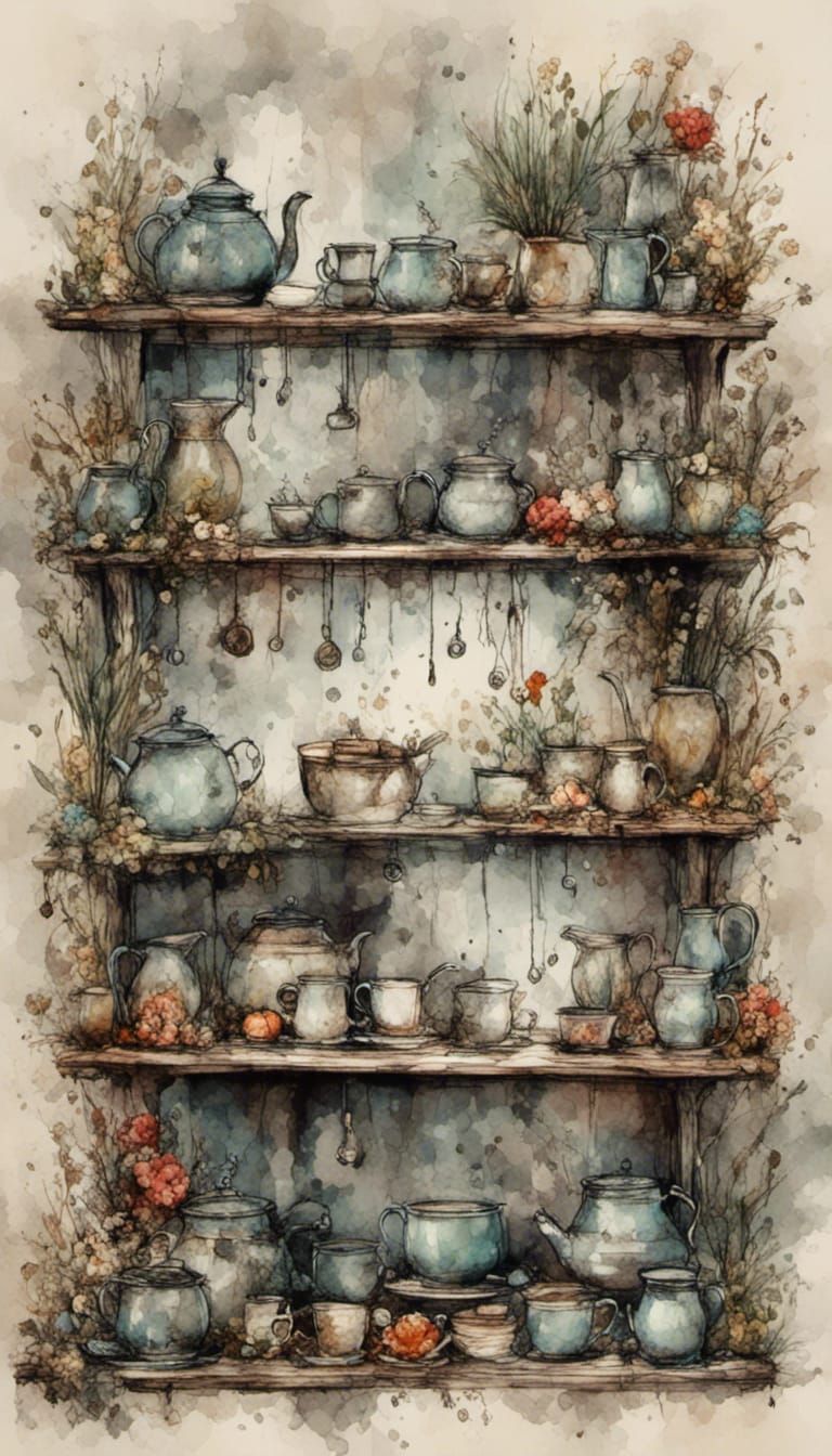 <lora:busy wheres wally:1.0> <lora:Charcoal and Ink:1.0> cof...