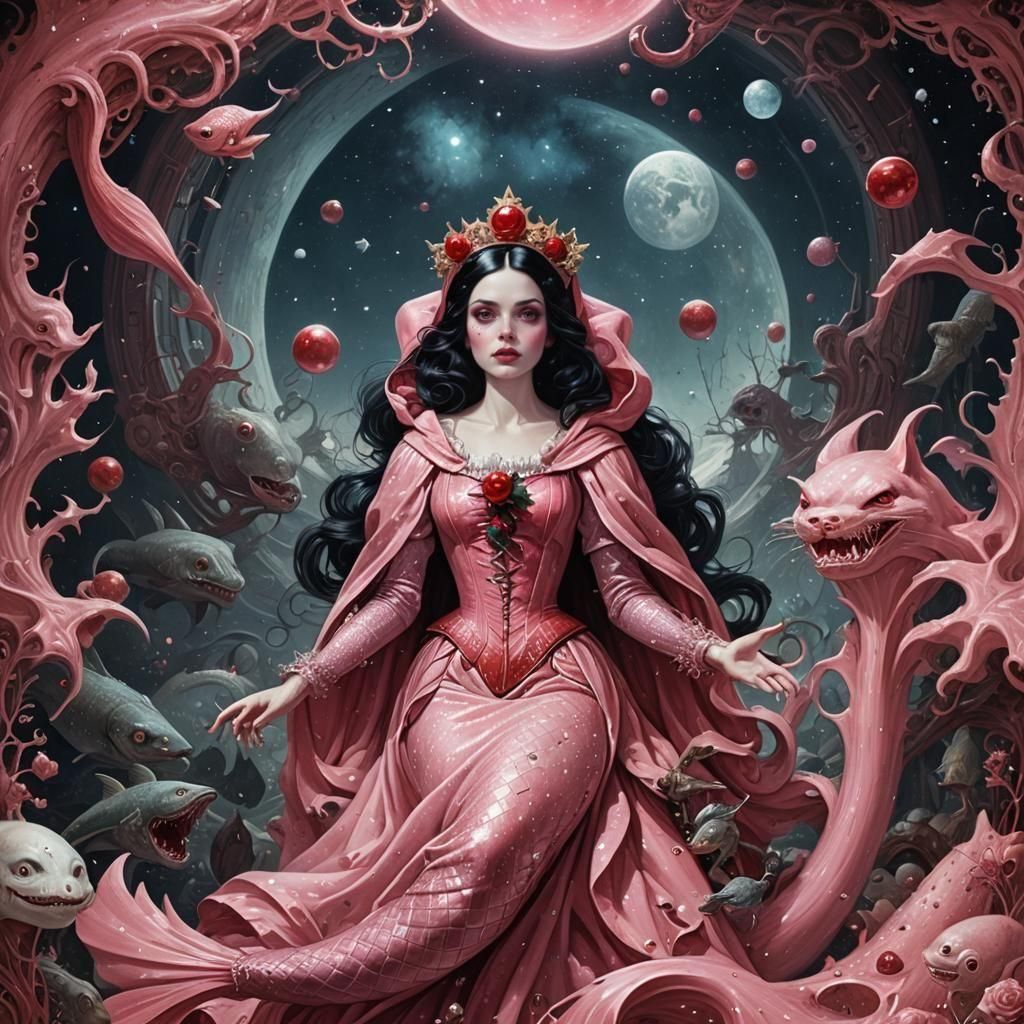 Horror Space Mermaids: Snow White and Red Riding Hood