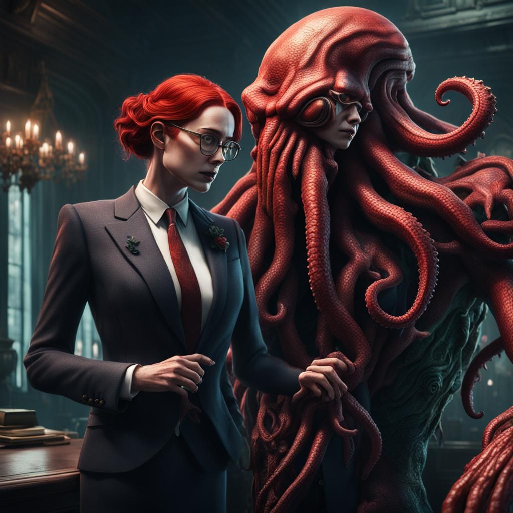 Cthulhu's Affection: A Surreal Encounter