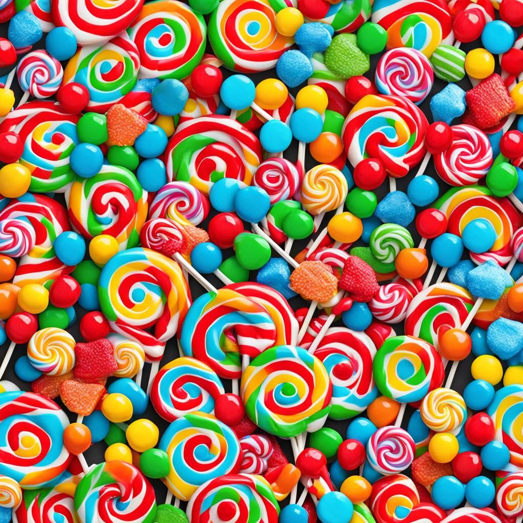 Simple Lollipop Still Life