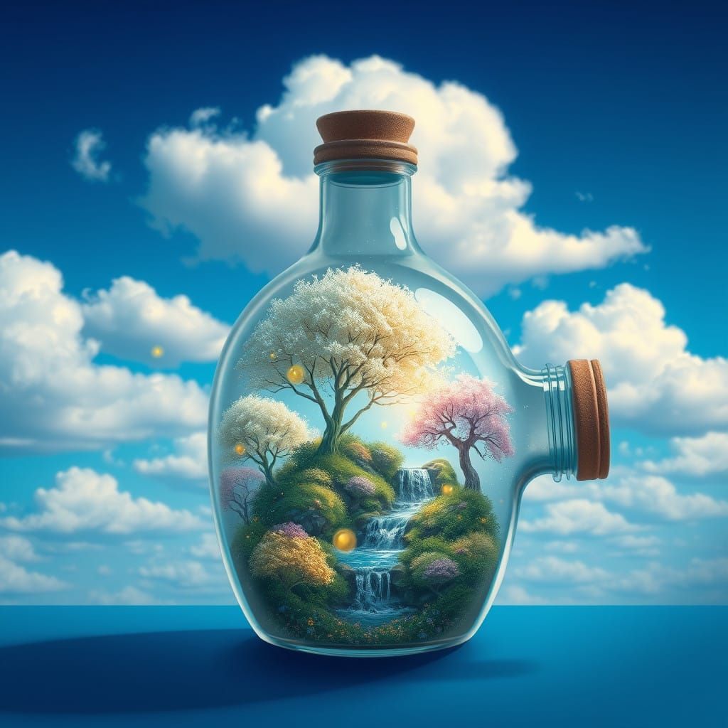 Ethereal Wonderland in Delicate Glass