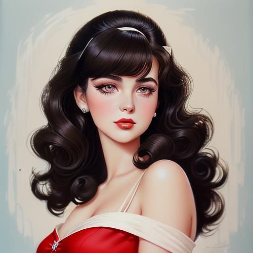 50s brunette