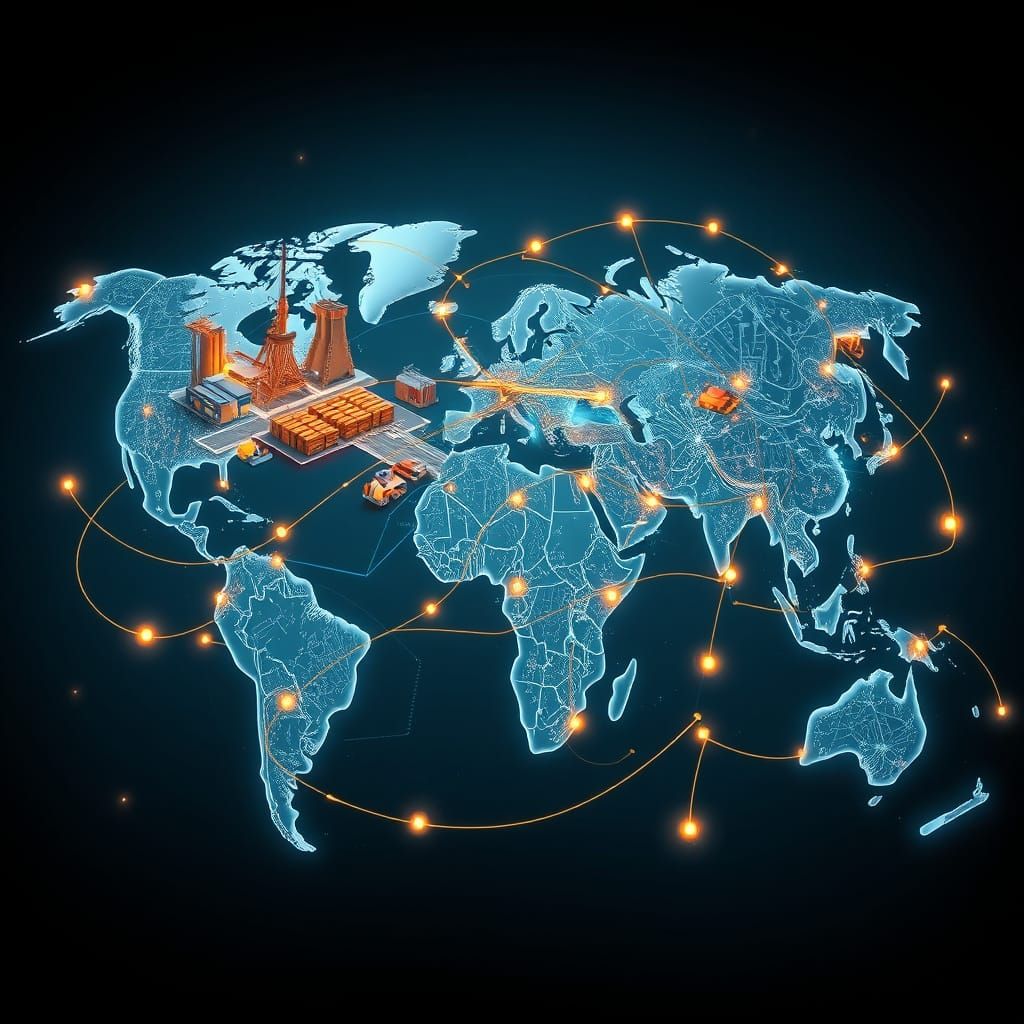 Global Logistics Network: Ultra-Realistic Interconnected Wor...
