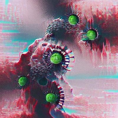 AI Generated Virus Image