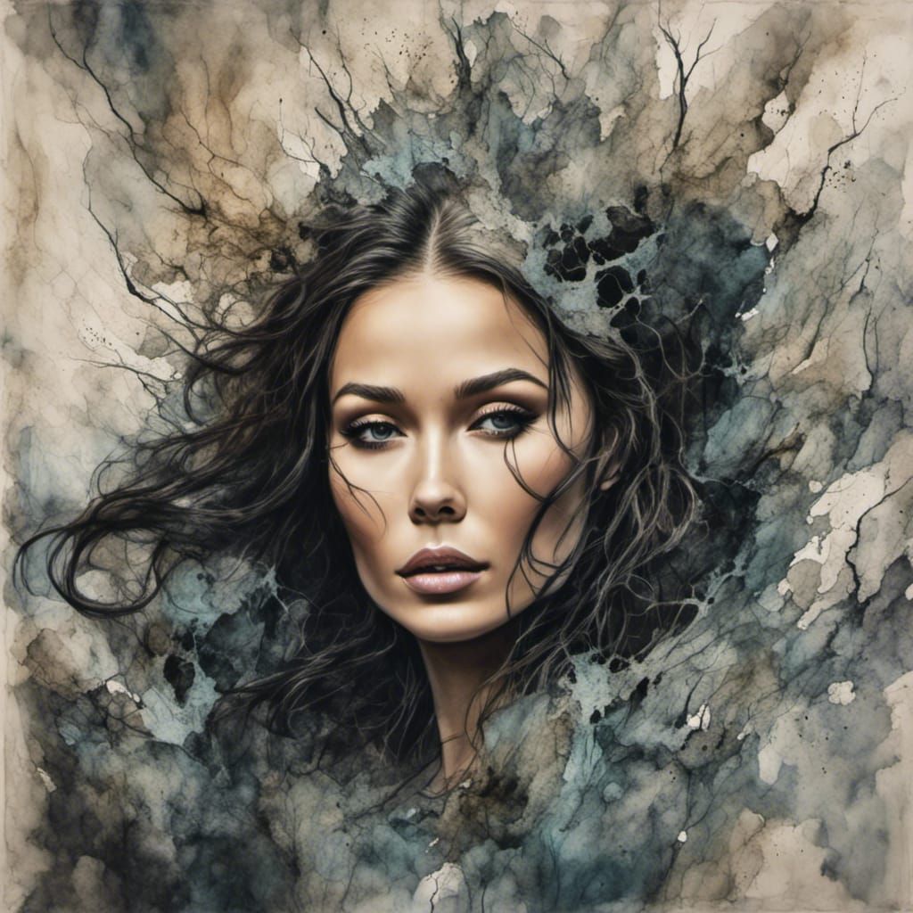 <lora:Alia:1.0> <lora:Dark:1.0> as a sea witch