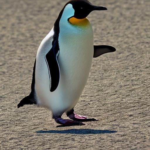 AI Generated Image of a Penguin