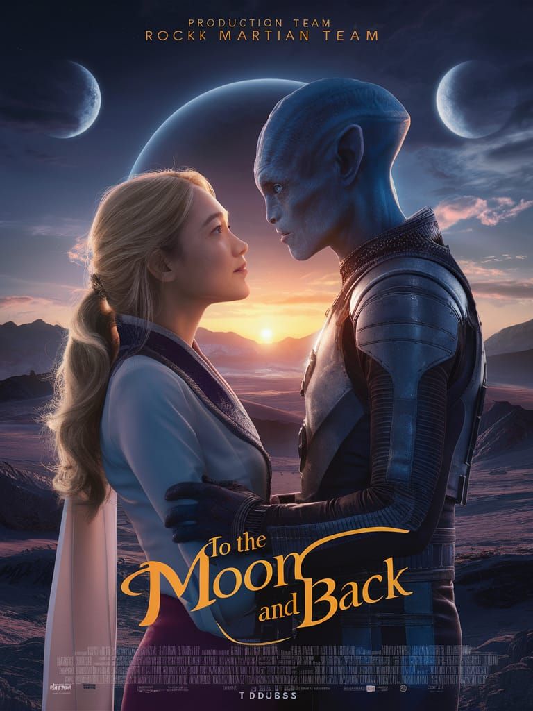 Movie poster for "To the Moon and Back"