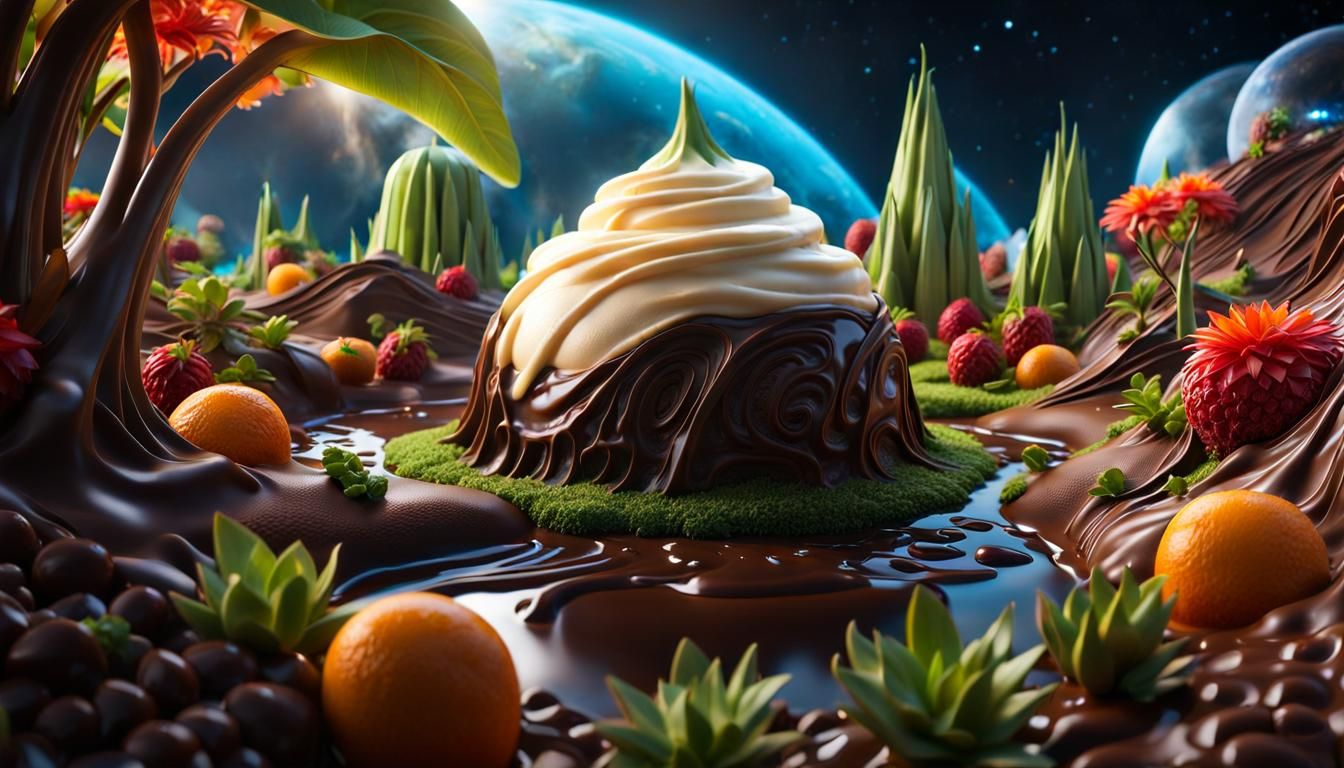 Food-Themed Alien World of Ice Cream and Soda