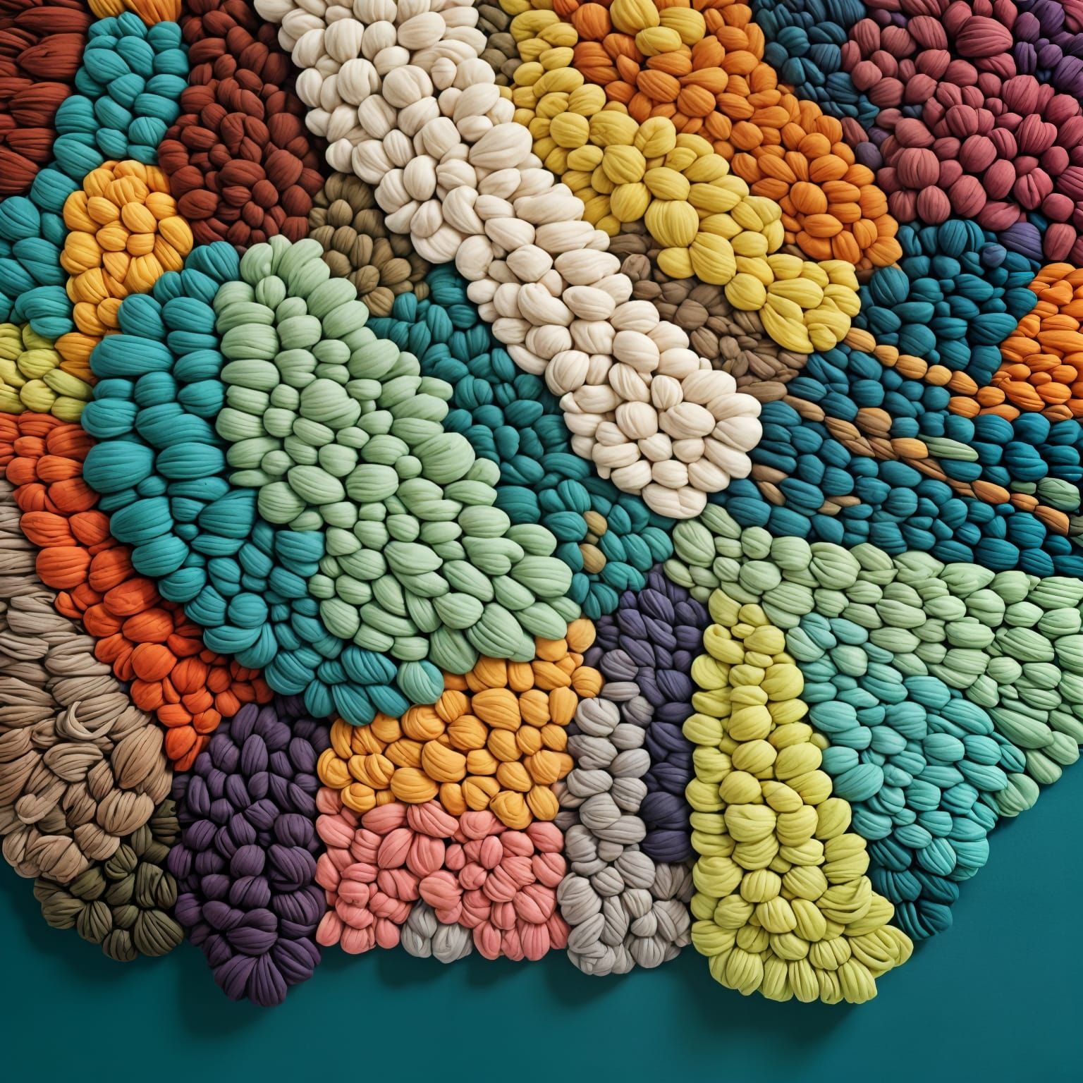 Abstract Fiber Art Weavings