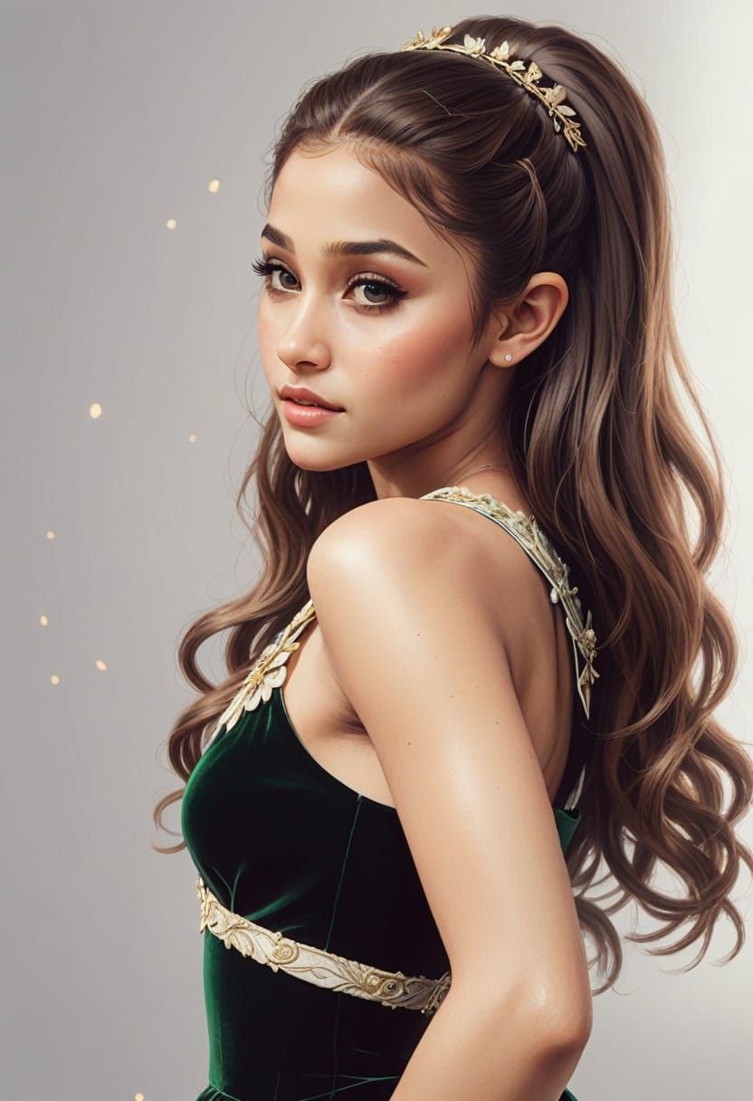 Elf Princess Ariana Grande in Holiday Magic