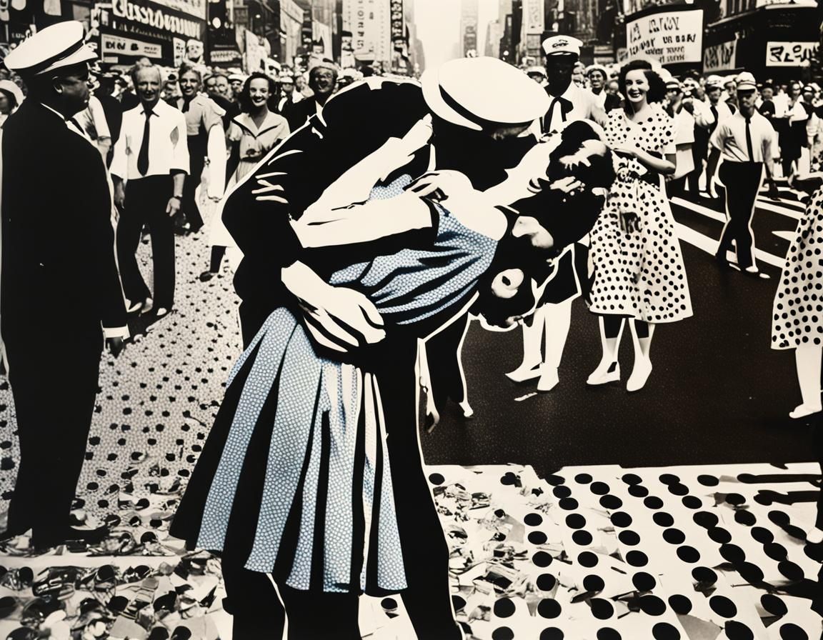 Times Square Kiss: A Pop Art Celebration of V-J Day