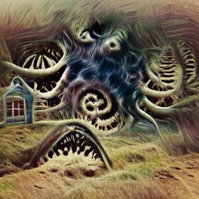 Eldritch Horror Emerges from Twisted Landscape