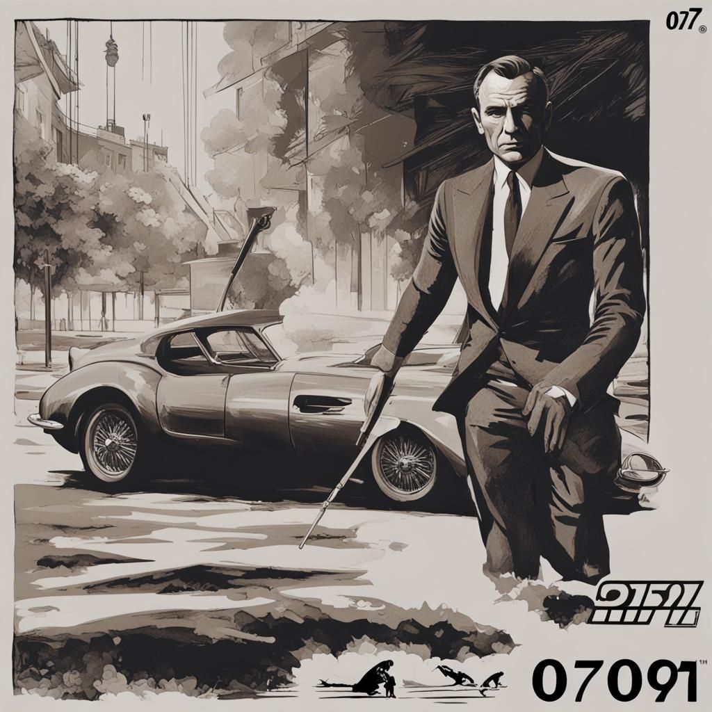 AI Interpretation of the Number 007