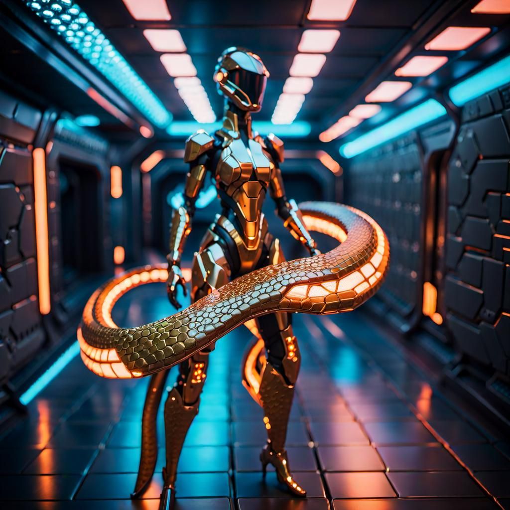 Reptile Skin Heat Tiles for Spaceship, Sci-Fi Art