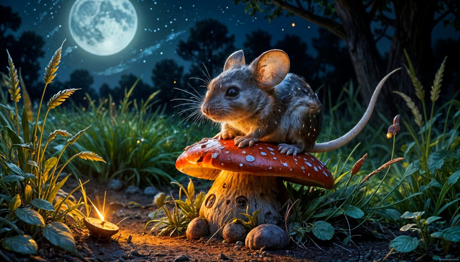 Magical Farmyard Scene in Disney Style